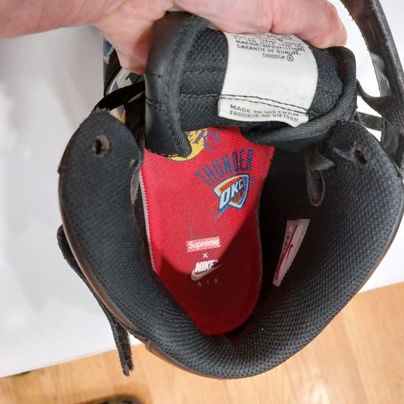 ?ICONIC? Nike Air Force 1 Mid Supreme NBA Black main image 9
